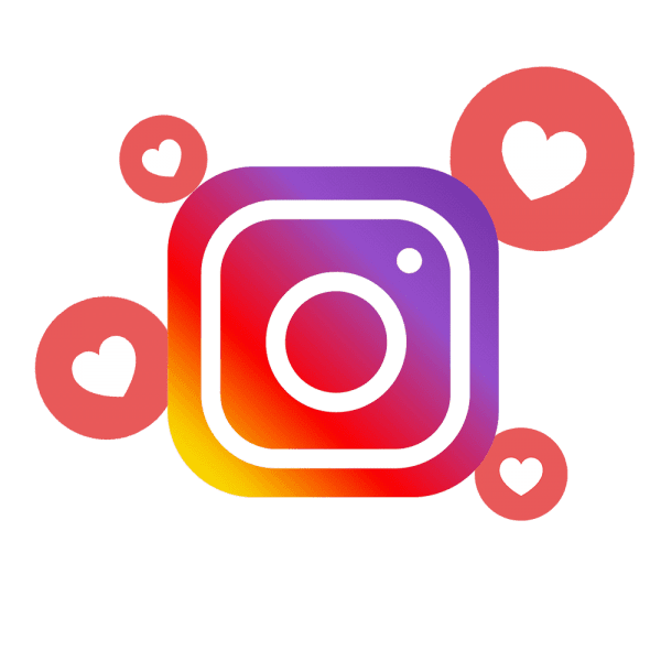 Instagram With Heart Logo PNG - Instagram Social Media Image For Free