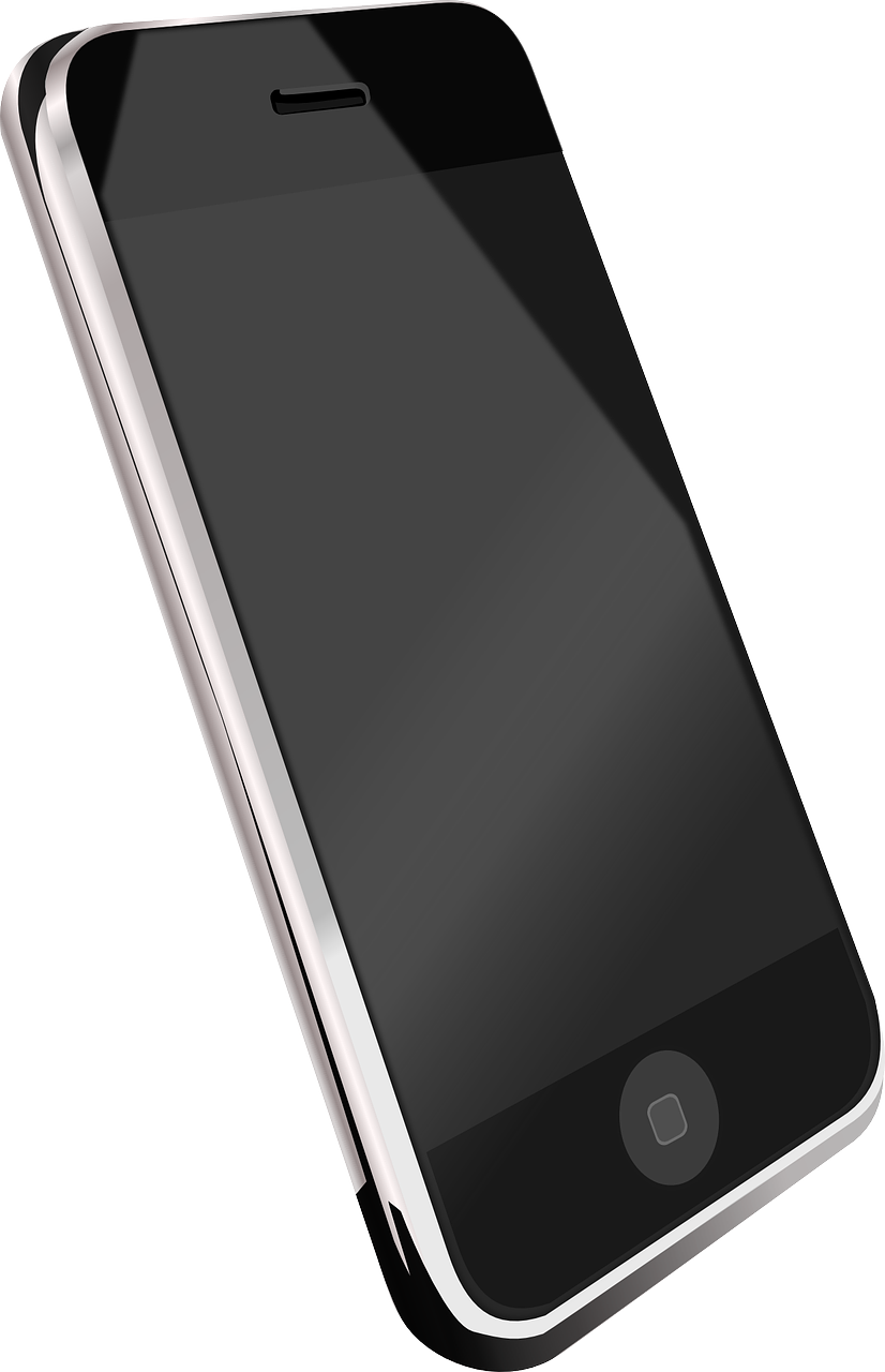 Мобильный телефон картинка на белом фоне