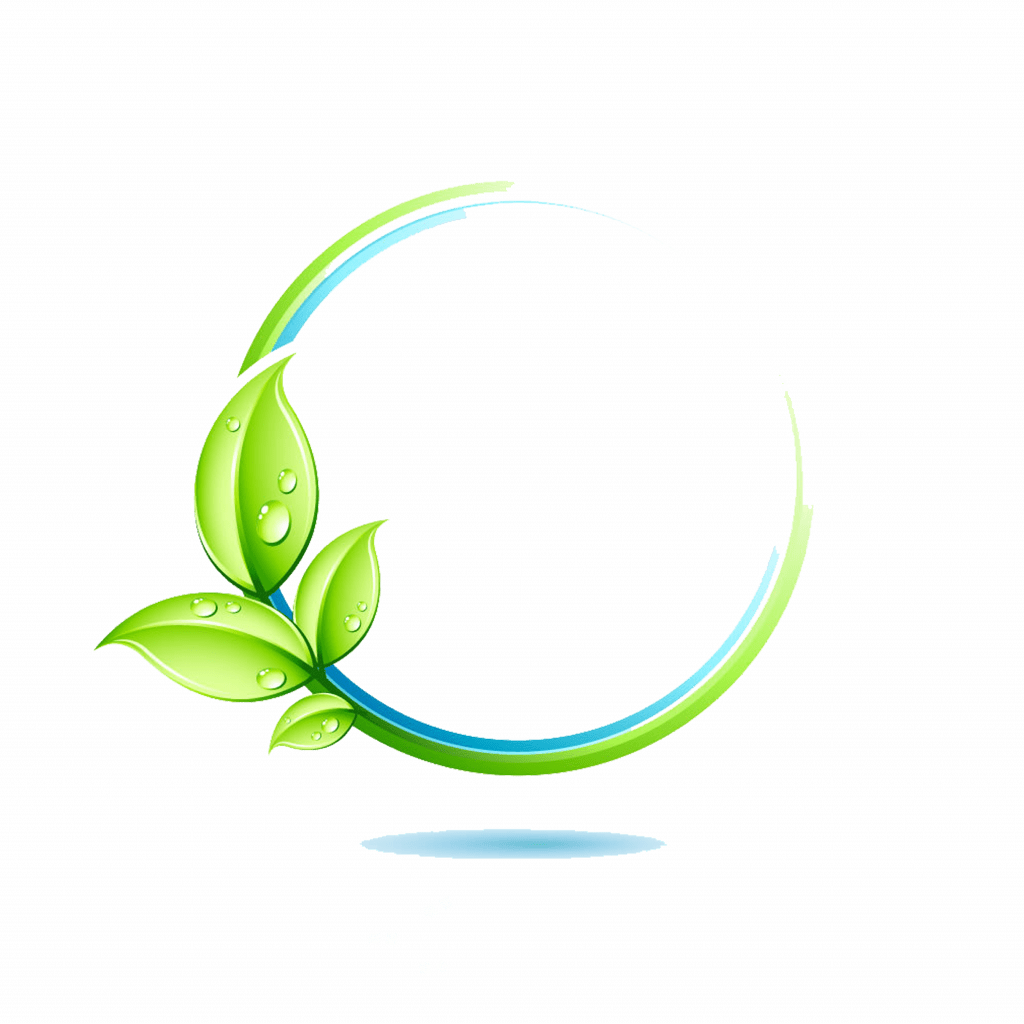 green leaf circle vector logo 651101 Vector Art at Vecteezy