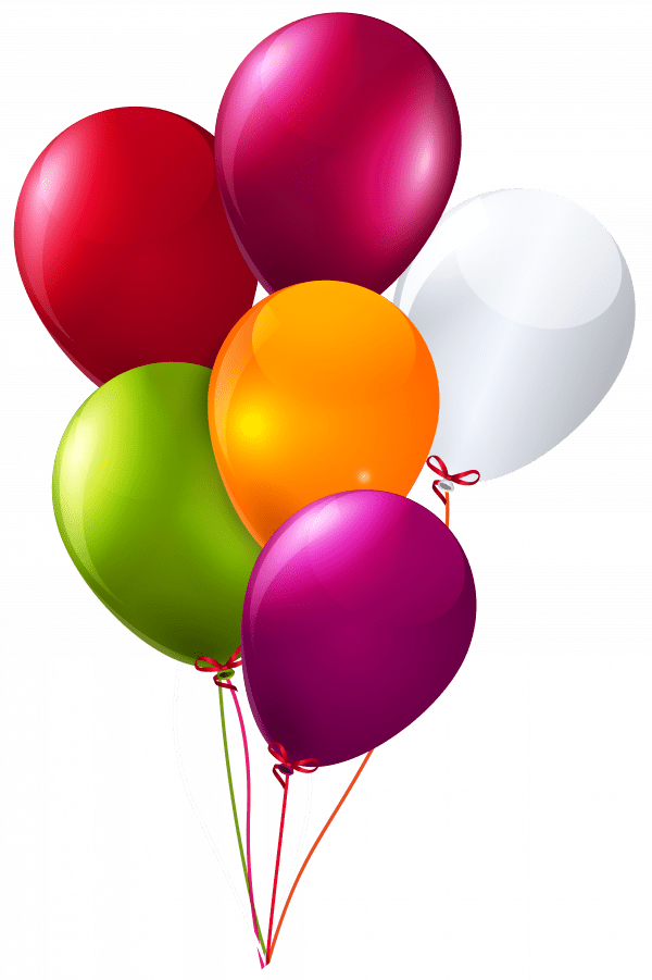 PNG Balloons Transparent Background - Balloons with Different Colors