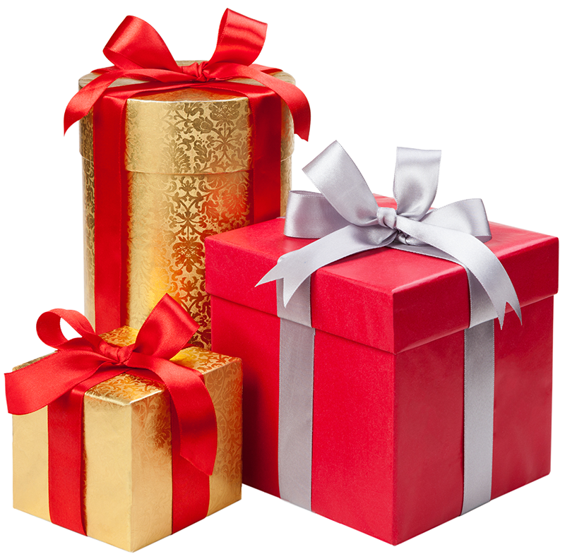 Gift Box PNG Transparent Colored Gift Boxes For Free