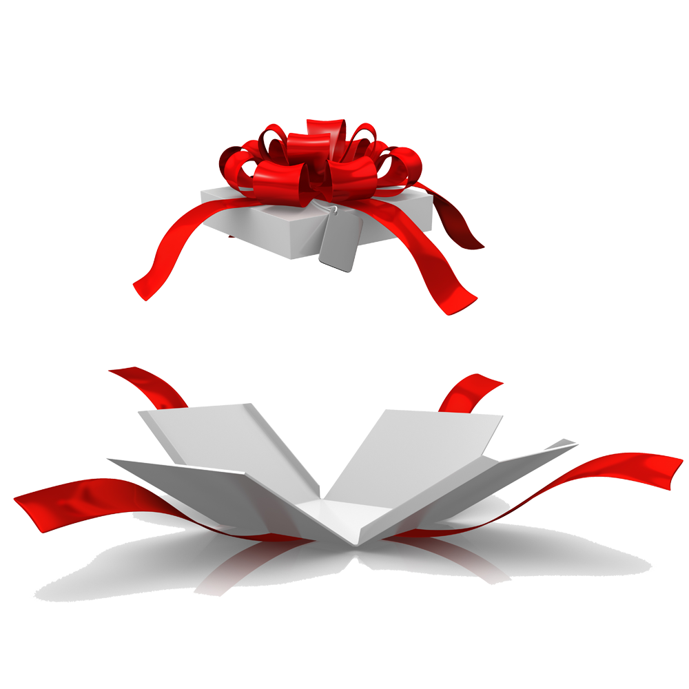 open gift box png