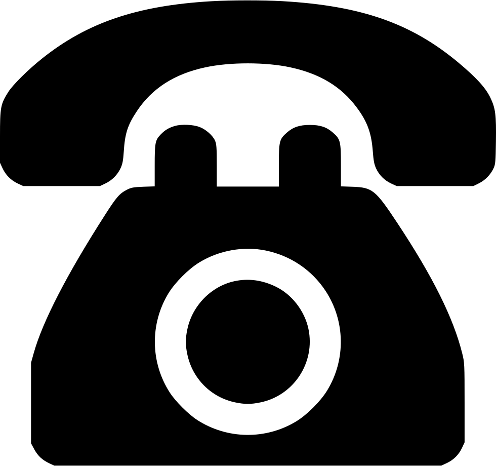 PNG علامت تلفن - Telephone PNG Black – دانلود رایگان
