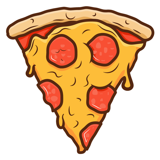 Cartoon Pizza Slice PNG - Pizza Cartoon Drawing – Free Download