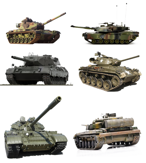 PNG Tank Background - Military Tank Set – Free Download
