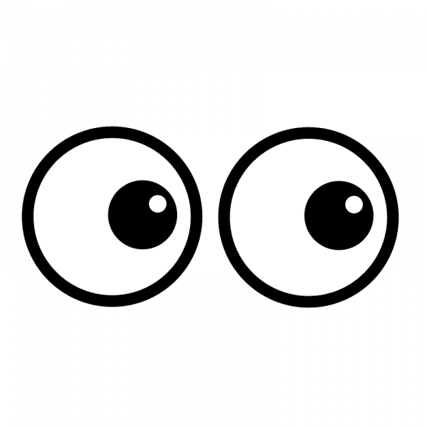 Eye PNG Cartoon - Circular Cartoon Eyes – Free Download