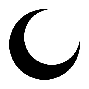 white crescent moon png