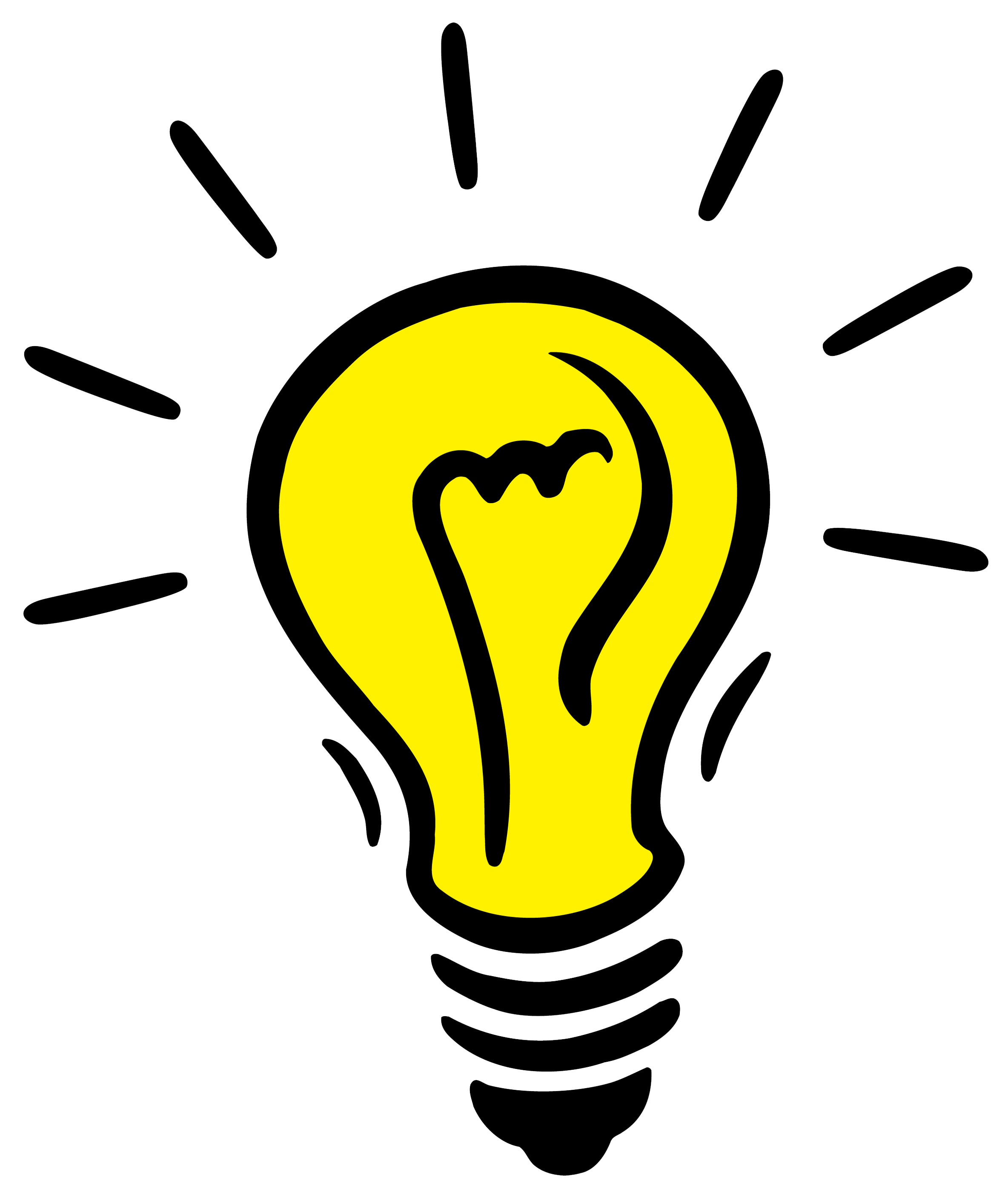 Cartoon Light Bulb PNG – Free Download