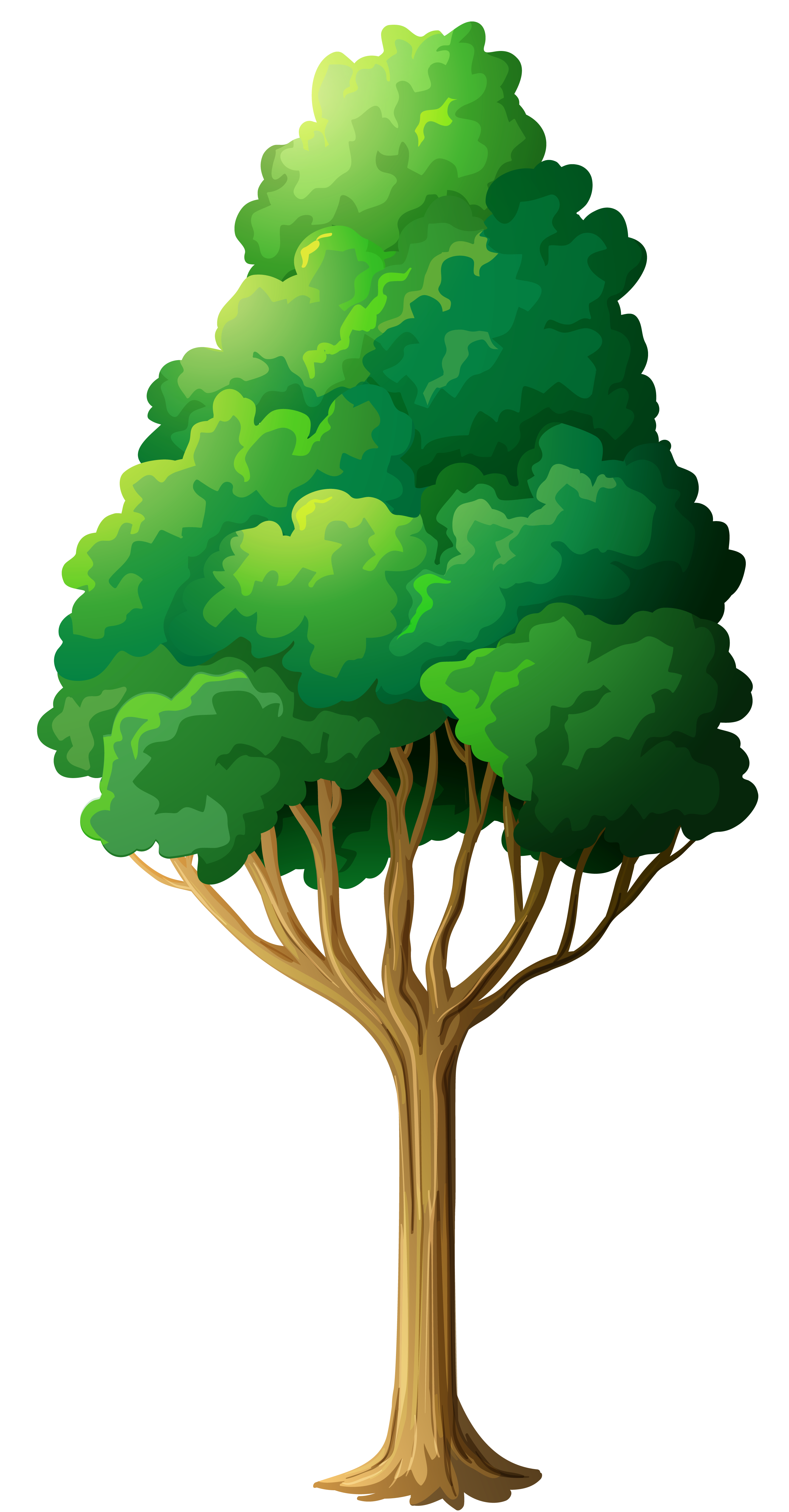 树绿色植物树木插画素材免费下载 - 觅知网