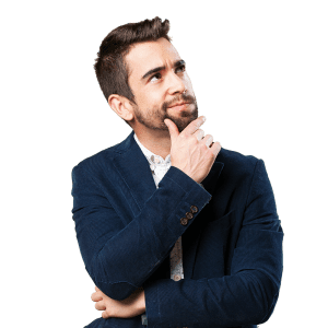 PNG مرد در حال فکر کردن - Thinking Man PNG Image