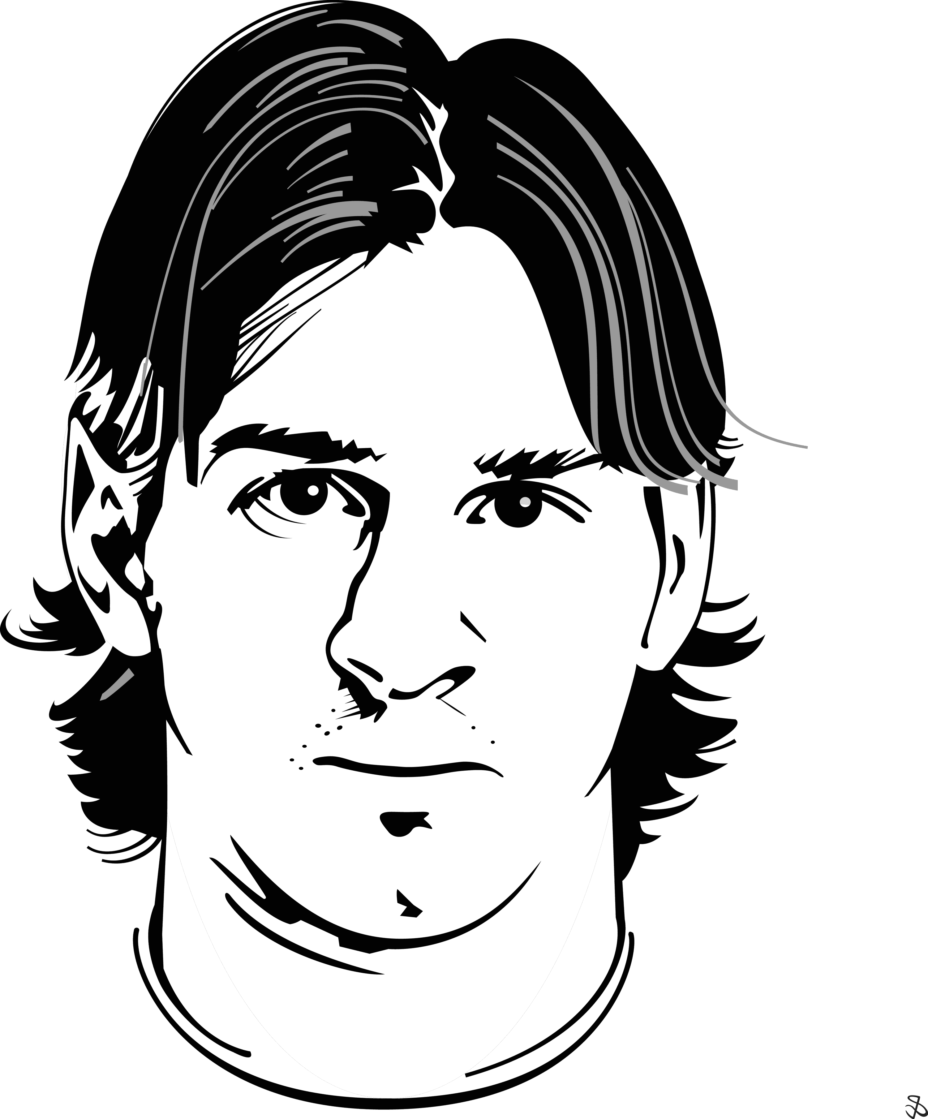 Lionel Messi Handsome Portrait Abstract Drawing Art Sticker for Sale by  NeoNight  Redbubble