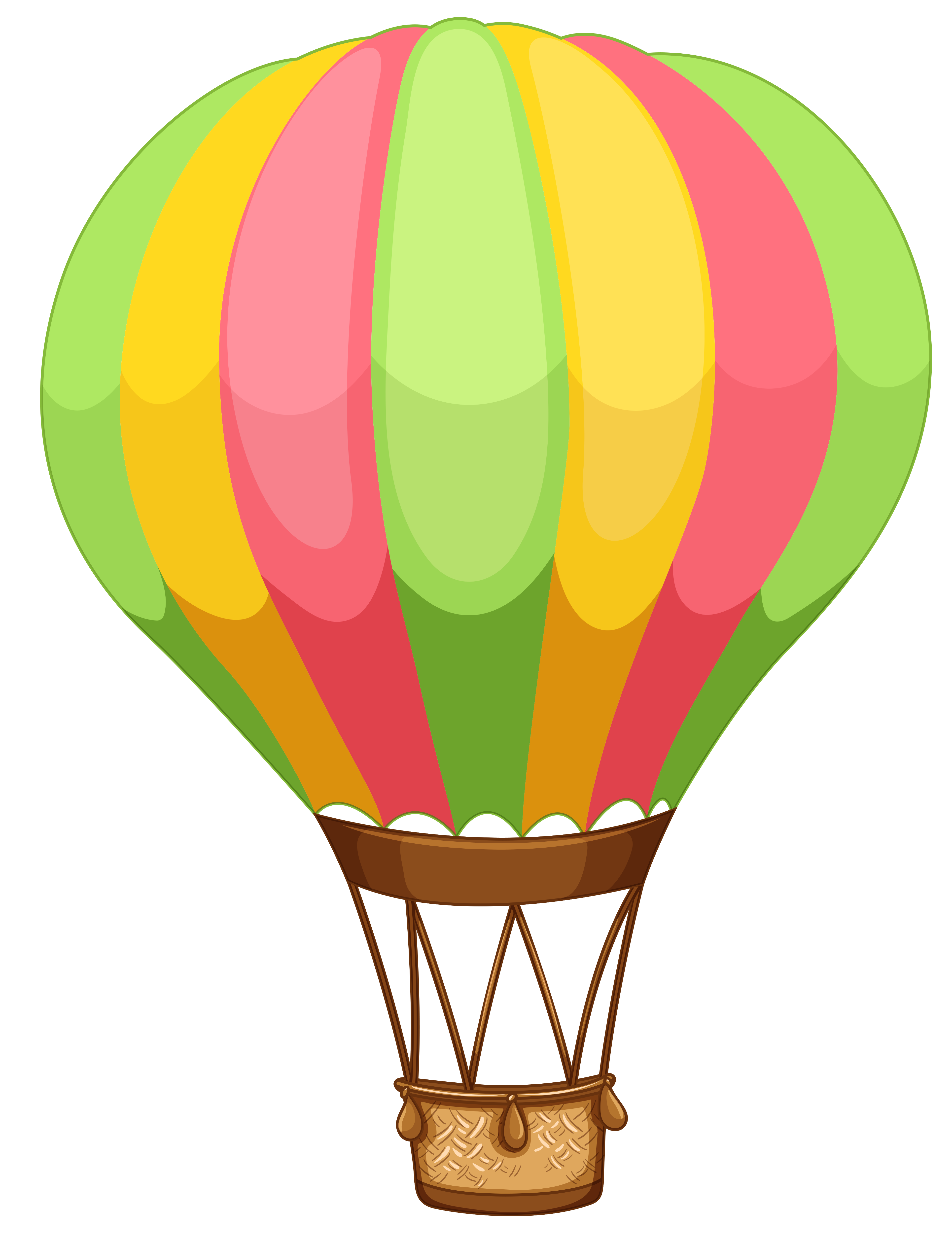 Hot Air Balloon Cartoon PNG – Free Download