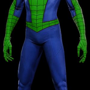 عکس مرد عنکبوتی سبز و آبی