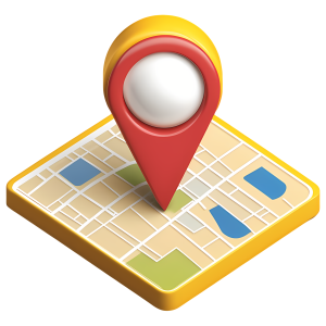 PNG لوکیشن علامت روی نقشه - PNG Location Marker on Map